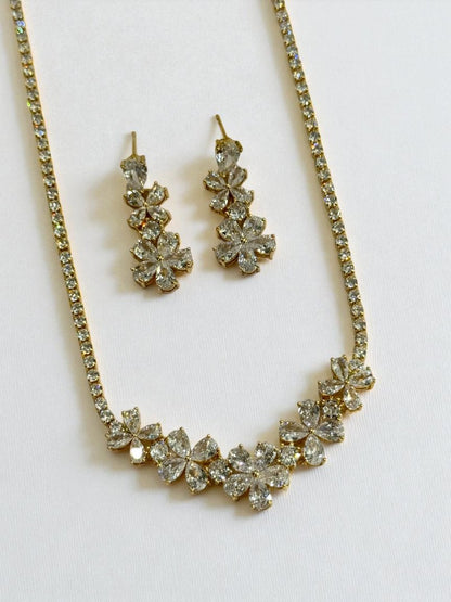 GOLDEN DIAMOND DEVIN NECKLACE SET