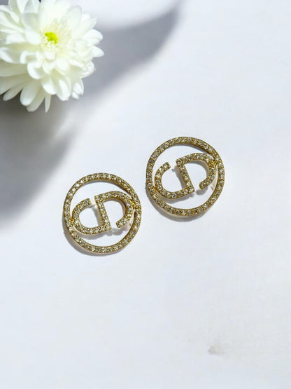 GOLDEN DIAMOND ELIAM EARRINGS