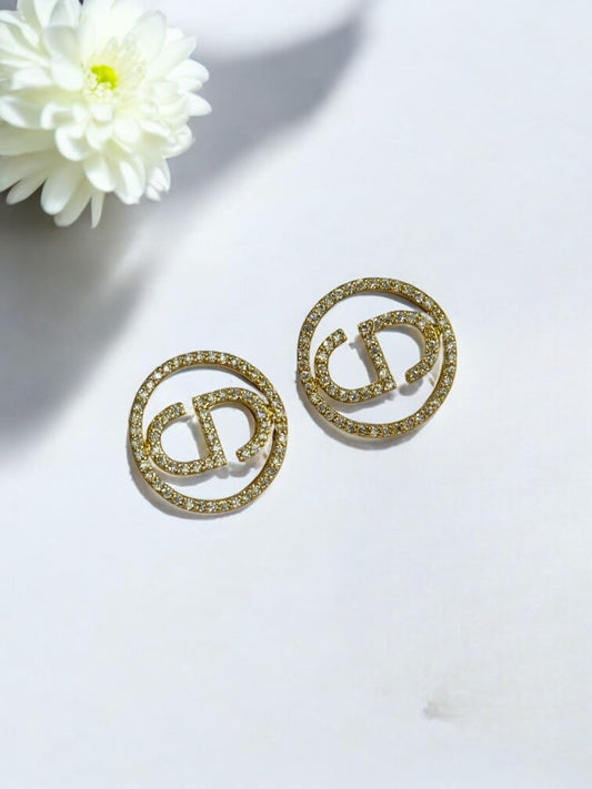 GOLDEN DIAMOND ELIAM EARRINGS