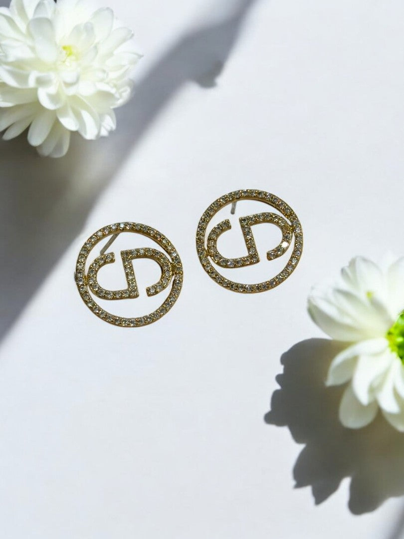 GOLDEN DIAMOND ELIAM EARRINGS