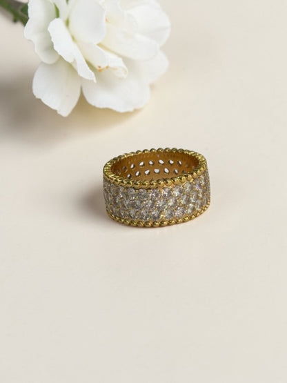 GOLDEN DIAMOND ELLA RING