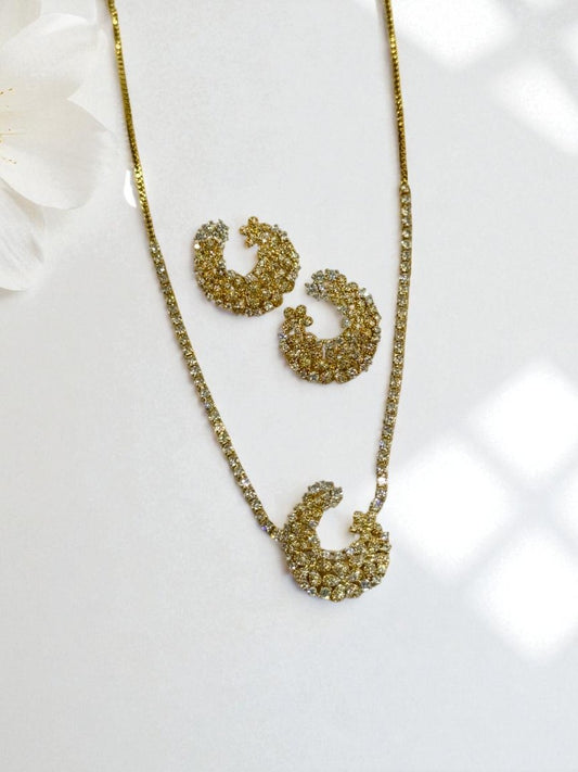 GOLDEN DIAMOND ERIK NECKLACE SET