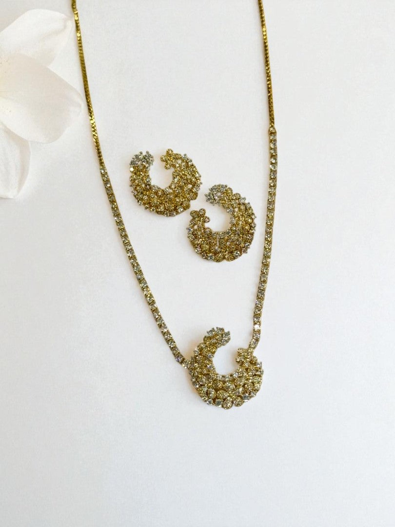 GOLDEN DIAMOND ERIK NECKLACE SET