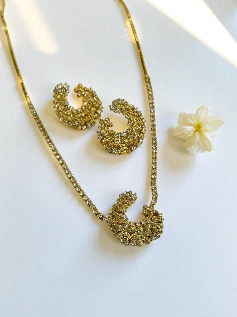 GOLDEN DIAMOND ERIK NECKLACE SET