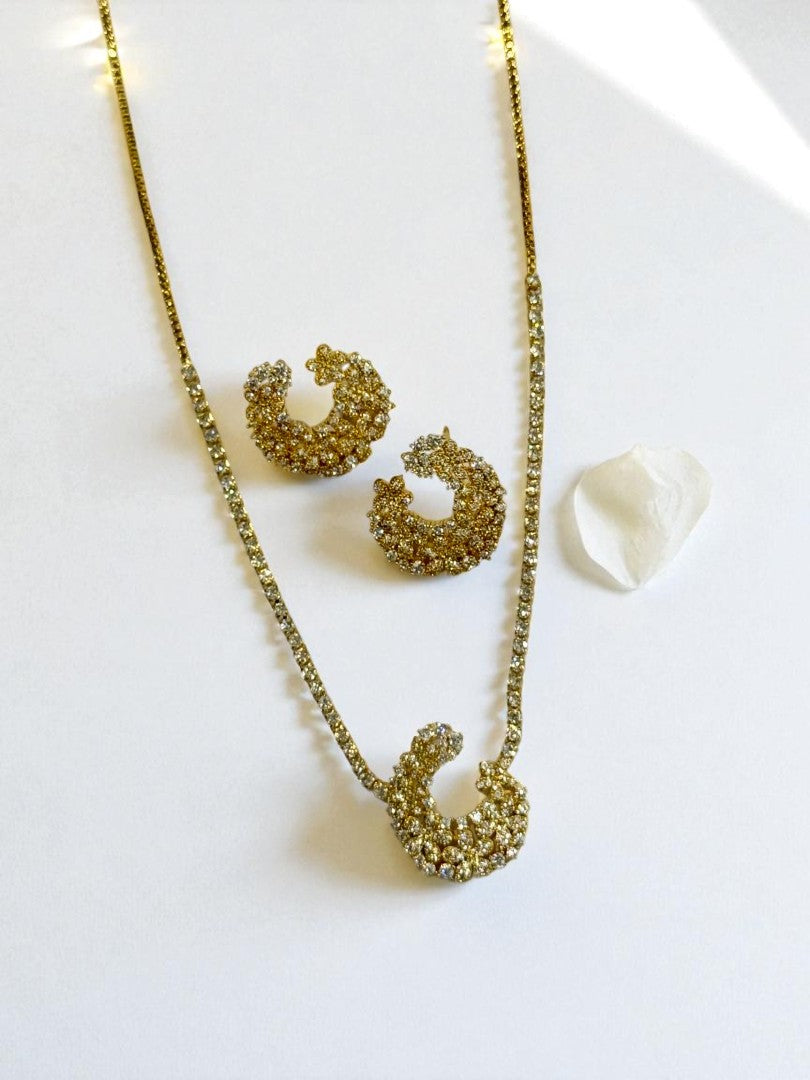 GOLDEN DIAMOND ERIK NECKLACE SET
