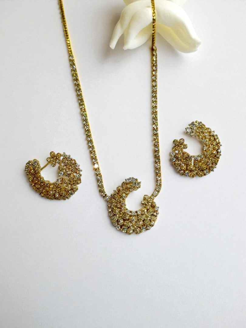 GOLDEN DIAMOND ERIK NECKLACE SET