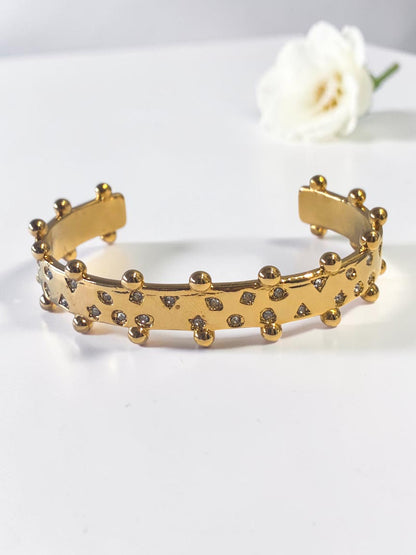 GOLDEN DIAMOND EYTON BRACELET (CUFF)