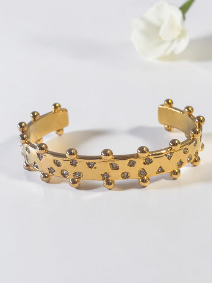 GOLDEN DIAMOND EYTON BRACELET (CUFF)