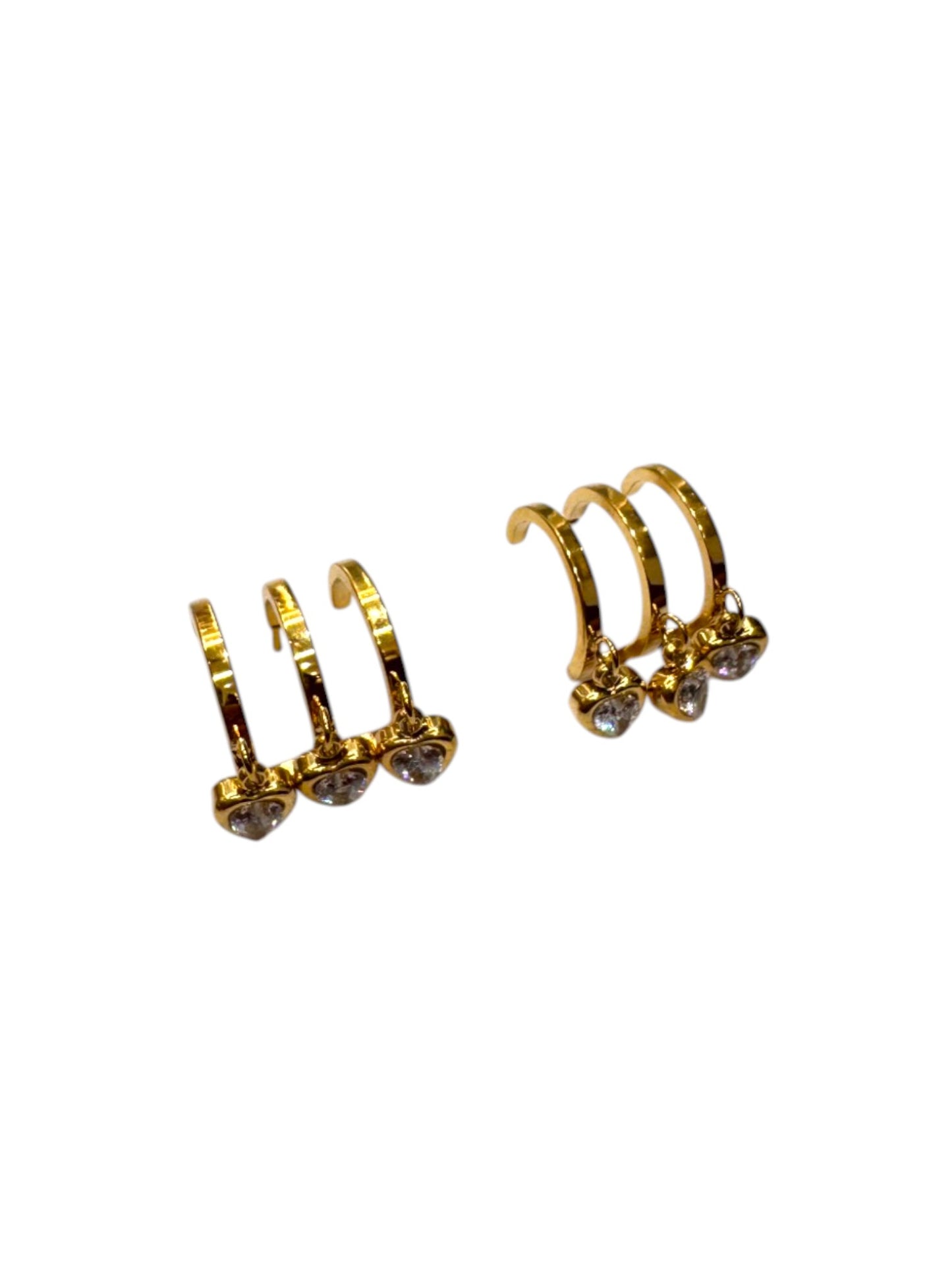 GOLDEN DIAMOND FRANK EARRINGS