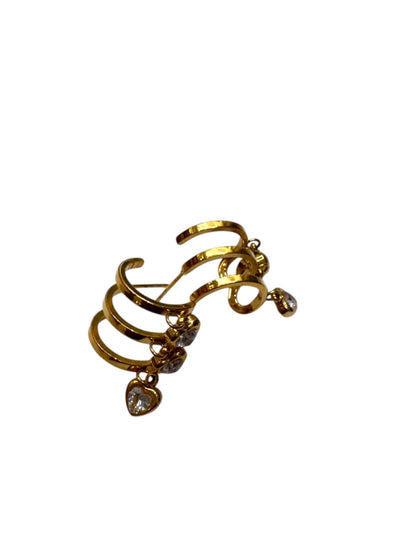GOLDEN DIAMOND FRANK EARRINGS