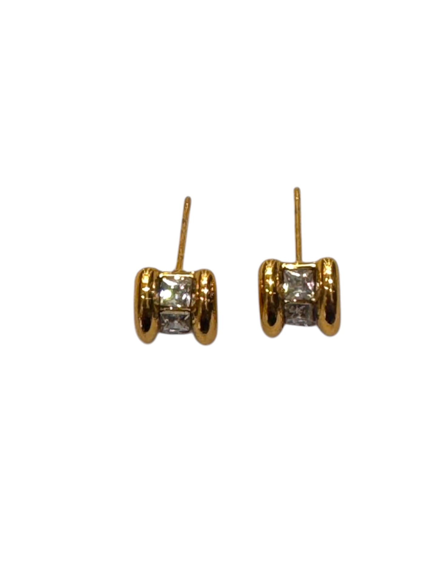 GOLDEN DIAMOND GARY EARRINGS