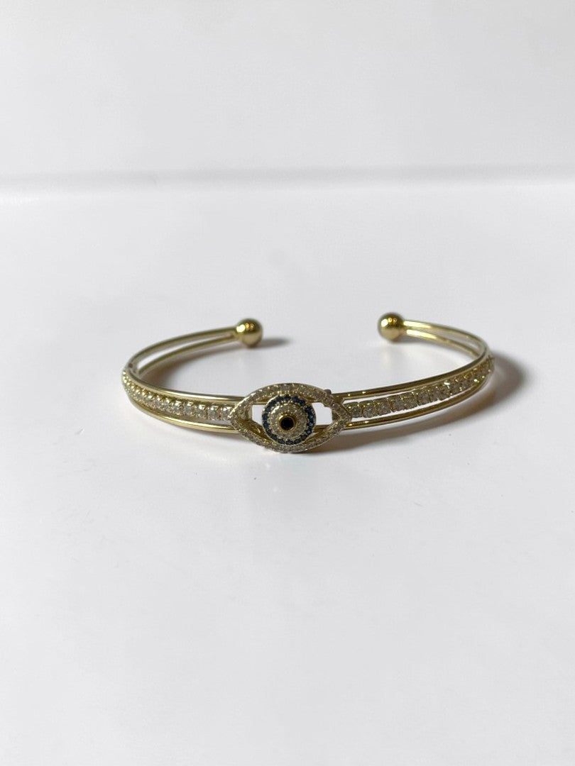 GOLDEN DIAMOND GEBRELLA BRACELET (CUFF)