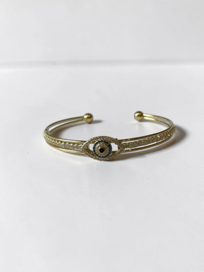 GOLDEN DIAMOND GEBRELLA BRACELET (CUFF)