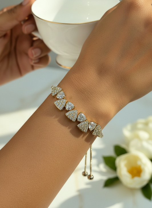GOLDEN DIAMOND GEORGE BRACELET