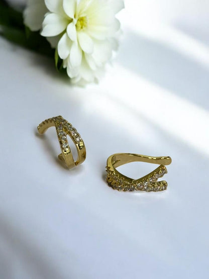 GOLDEN DIAMOND GREHAMIE EAR CUFF