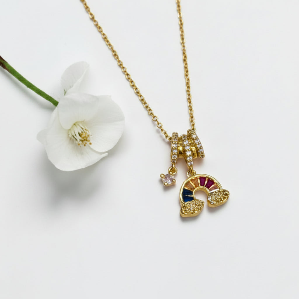 GOLDEN DIAMOND HAILEY NECKLACE