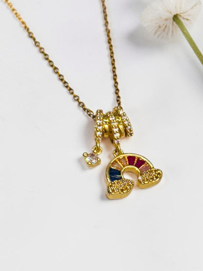 GOLDEN DIAMOND HAILEY NECKLACE