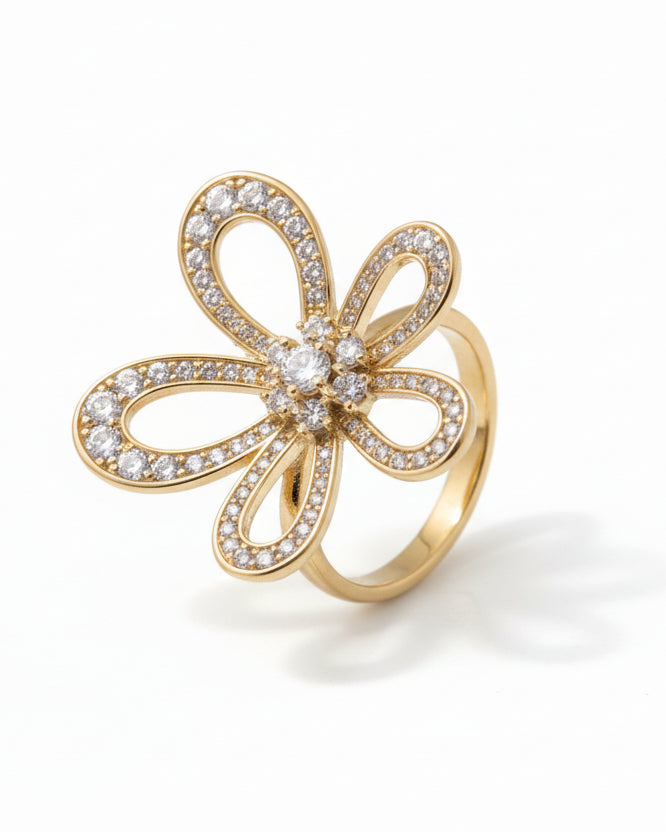 GOLDEN DIAMOND HANNAH RING