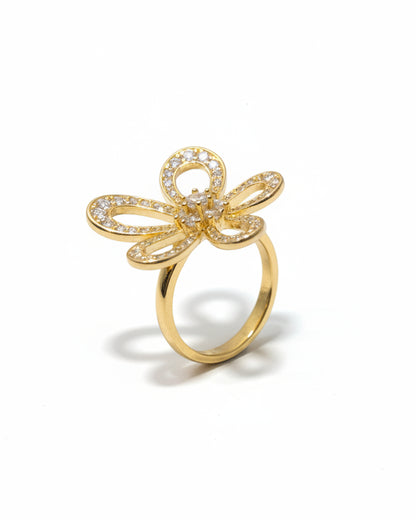 GOLDEN DIAMOND HANNAH RING