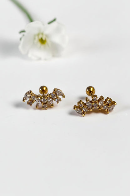 GOLDEN DIAMOND HEMIE EARRINGS