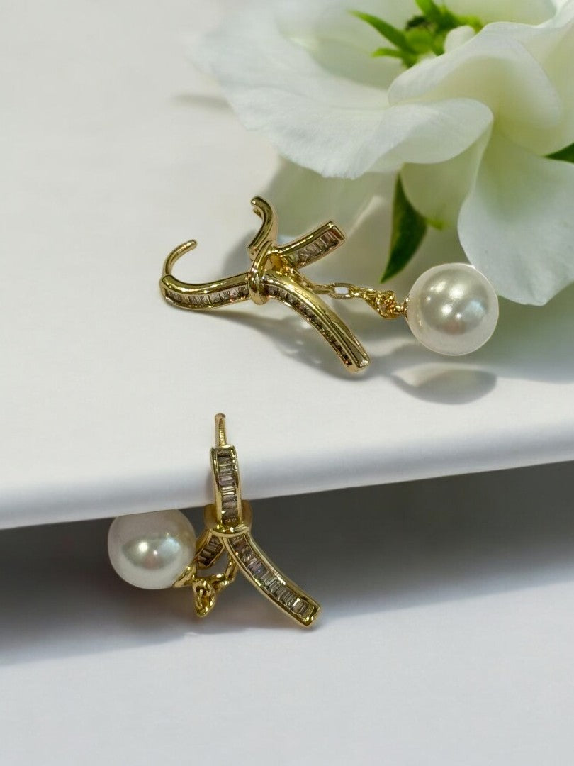 GOLDEN DIAMOND IDRIS EARRINGS