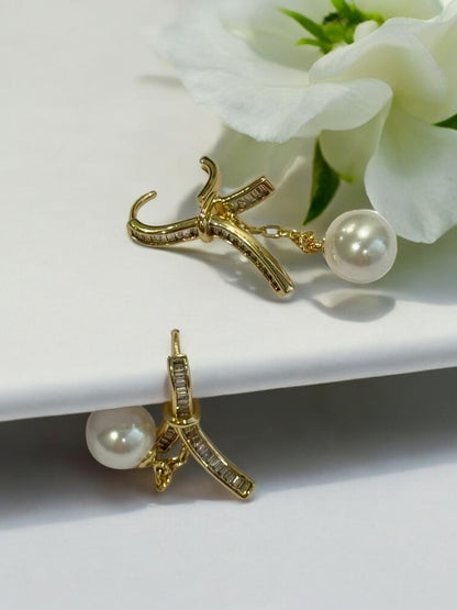 GOLDEN DIAMOND IDRIS EARRINGS