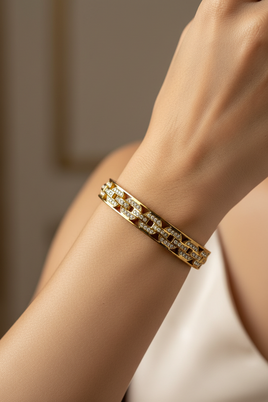 GOLDEN DIAMOND JANE BRACELET