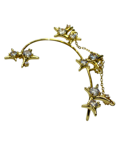 GOLDEN DIAMOND JARVIS EAR CUFF