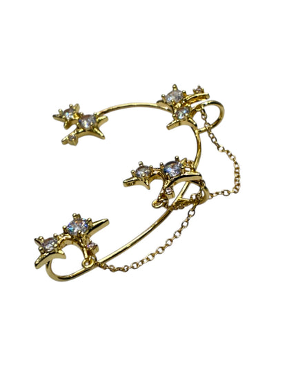 GOLDEN DIAMOND JARVIS EAR CUFF