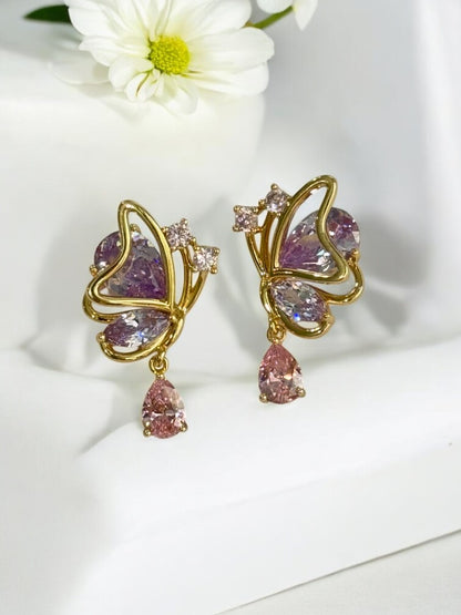 GOLDEN DIAMOND JAX EARRINGS