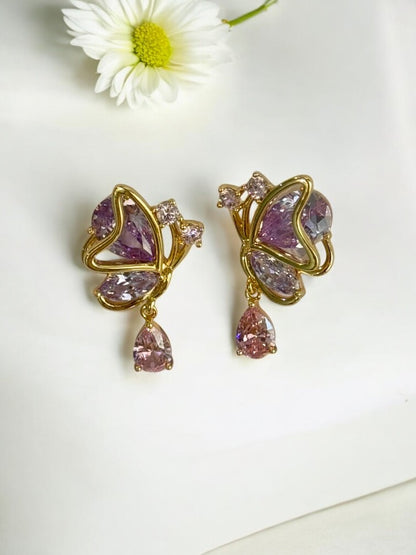 GOLDEN DIAMOND JAX EARRINGS