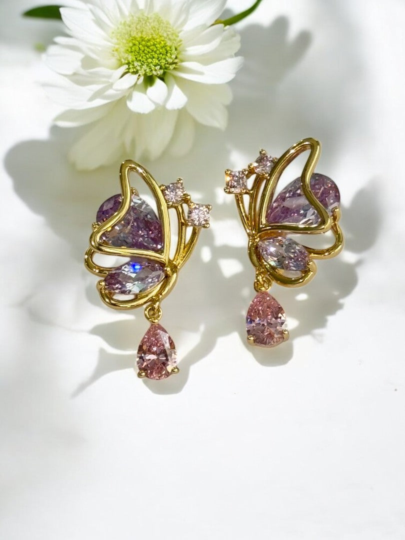 GOLDEN DIAMOND JAX EARRINGS
