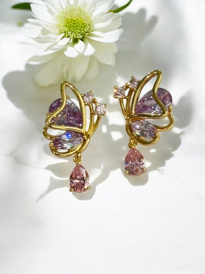 GOLDEN DIAMOND JAX EARRINGS