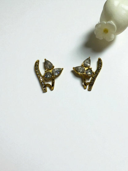 GOLDEN DIAMOND JHONNY EARRINGS