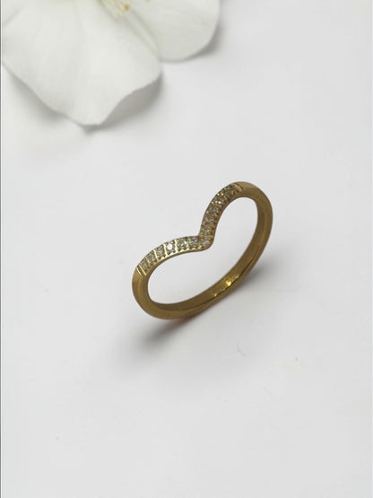 GOLDEN DIAMOND KATHERINE RING