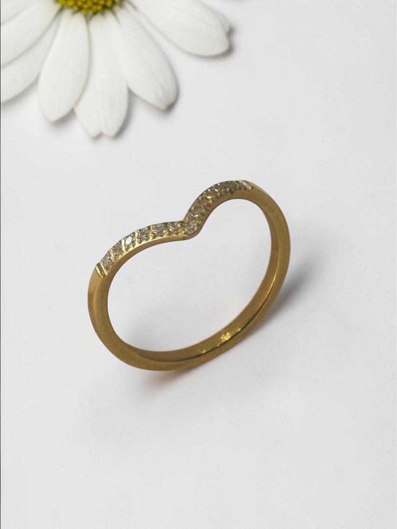 GOLDEN DIAMOND KATHERINE RING
