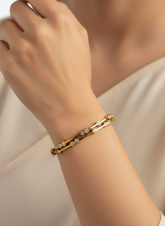GOLDEN DIAMOND KEANU BRACELET