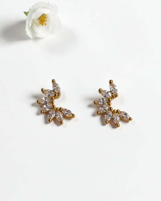 GOLDEN DIAMOND KEMIE EARRINGS