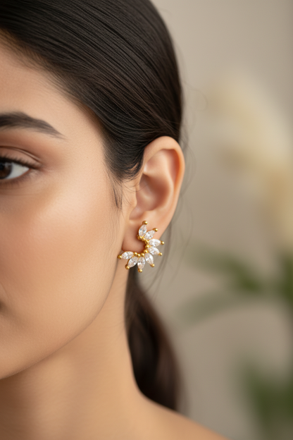GOLDEN DIAMOND KEMIE EARRINGS