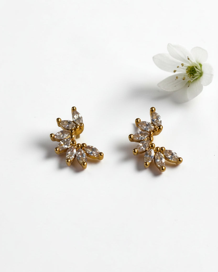 GOLDEN DIAMOND KEMIE EARRINGS