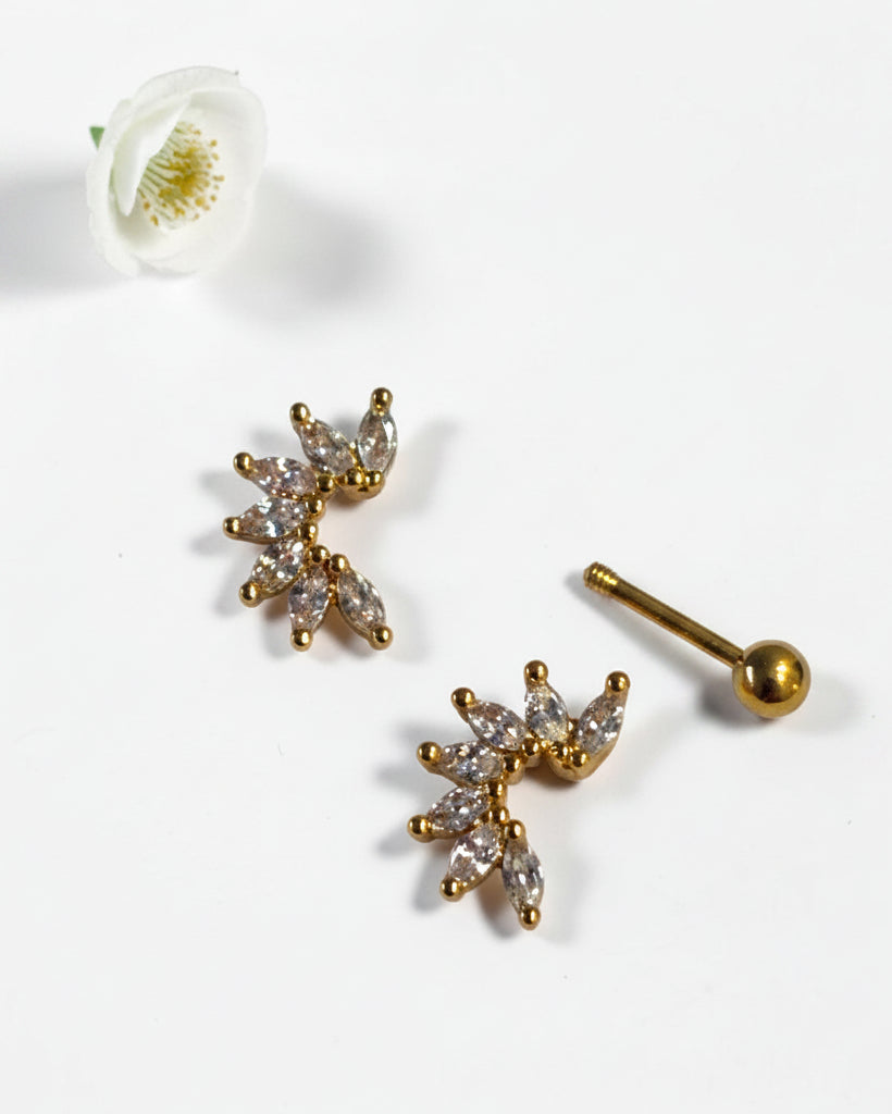 GOLDEN DIAMOND KEMIE EARRINGS