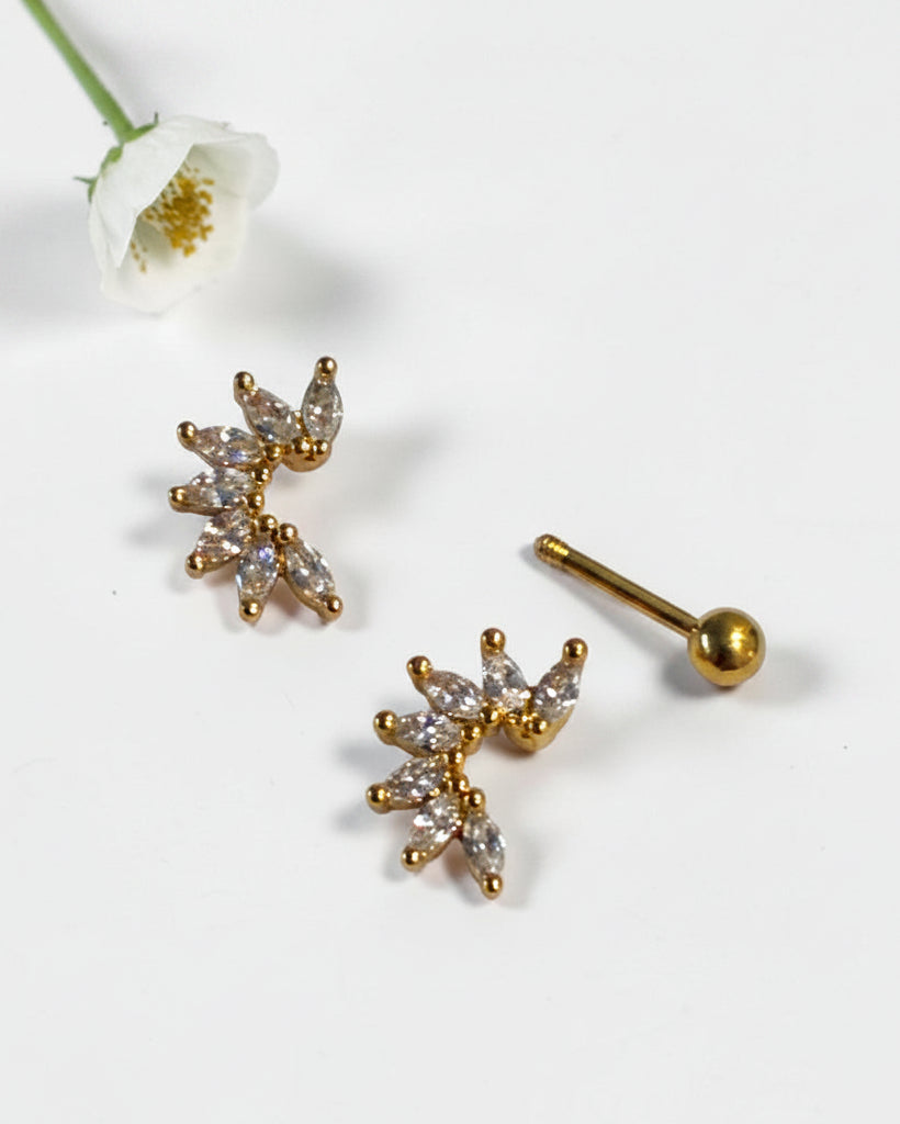 GOLDEN DIAMOND KEMIE EARRINGS