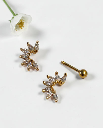 GOLDEN DIAMOND KEMIE EARRINGS