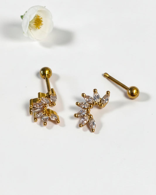 GOLDEN DIAMOND KEMIE EARRINGS