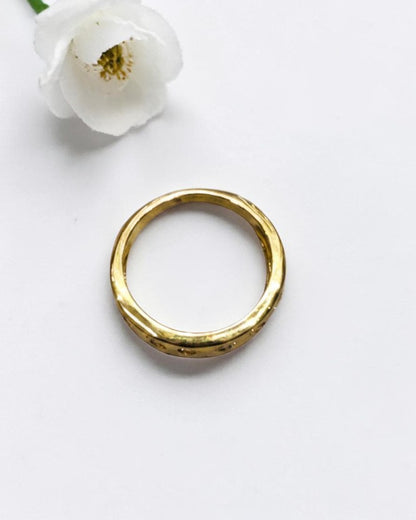 GOLDEN DIAMOND KINSEY RING