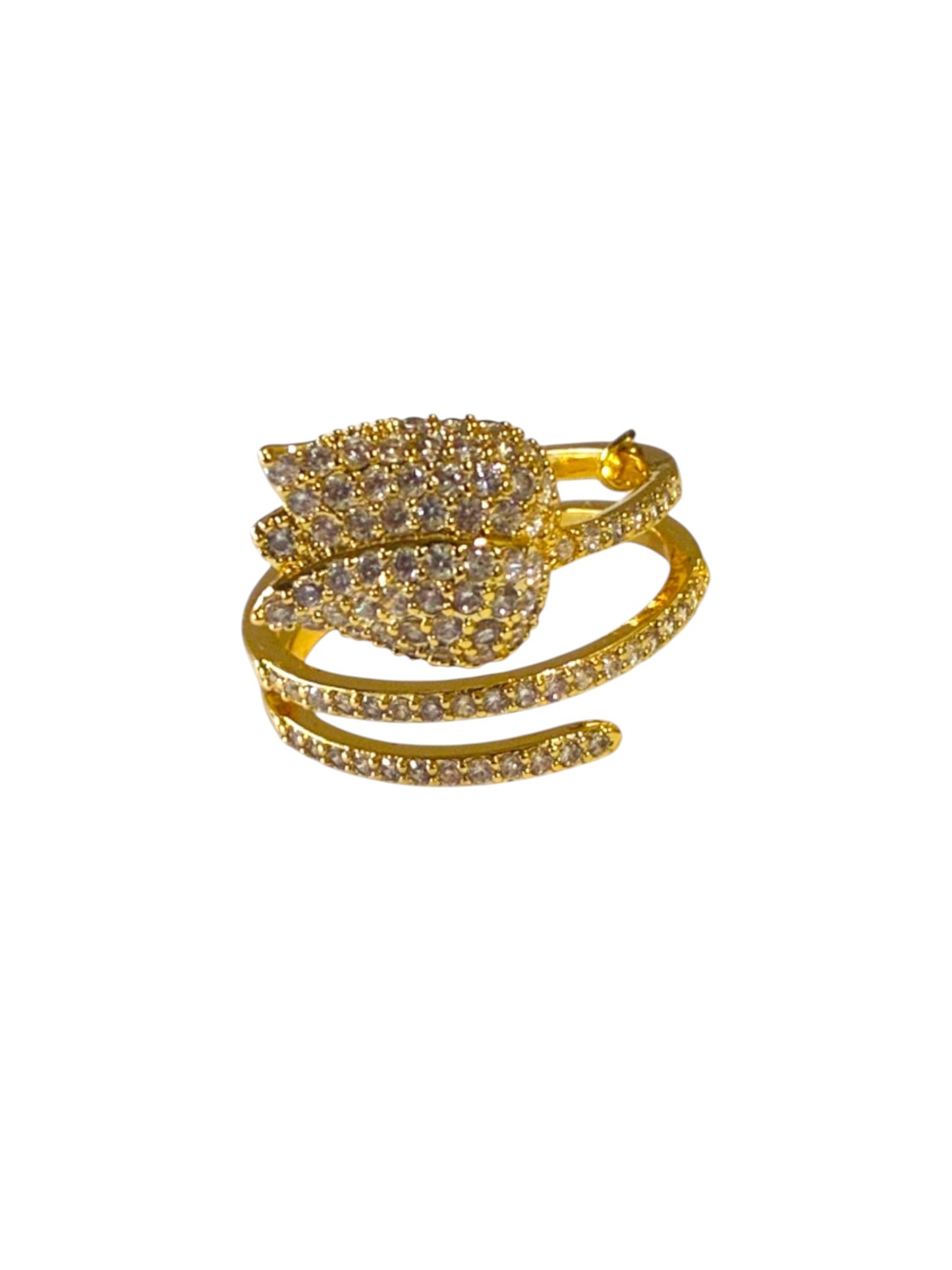 GOLDEN DIAMOND KRINA RING