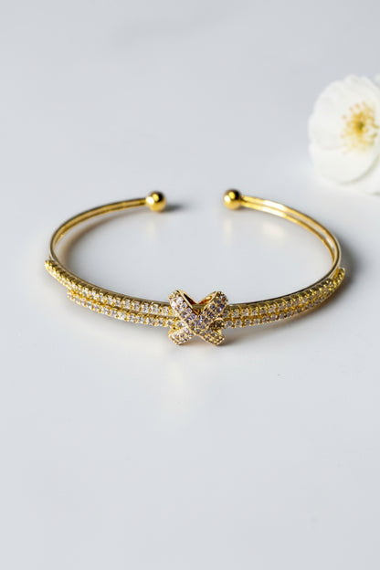 GOLDEN DIAMOND KRITHI BRACELET (CUFF)