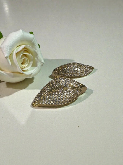 GOLDEN DIAMOND LEAF JAMEY RING