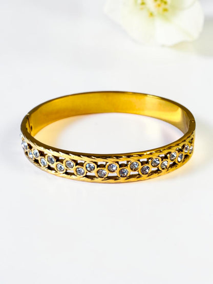 GOLDEN DIAMOND LYRA BRACELET