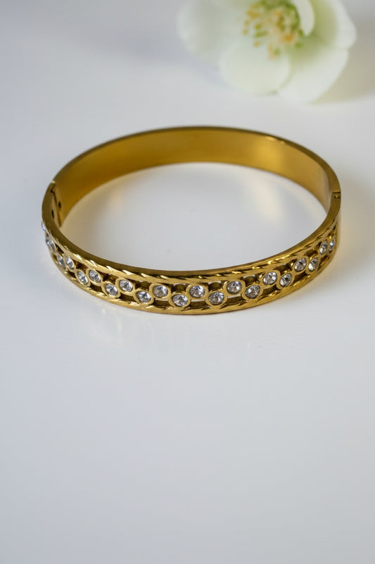GOLDEN DIAMOND LYRA BRACELET